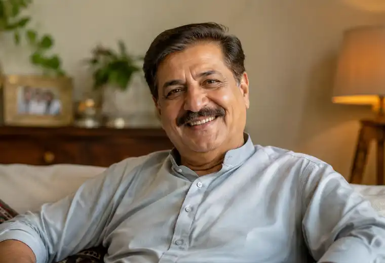ایک خوش اور پُرسکون جوڑا اپنے گھر میں وقت گزارتے ہوئے